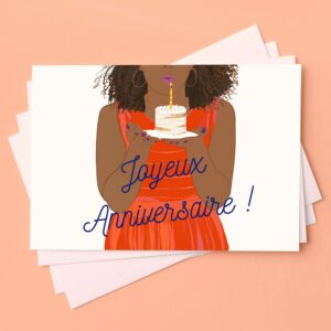 carte anniversaire femme