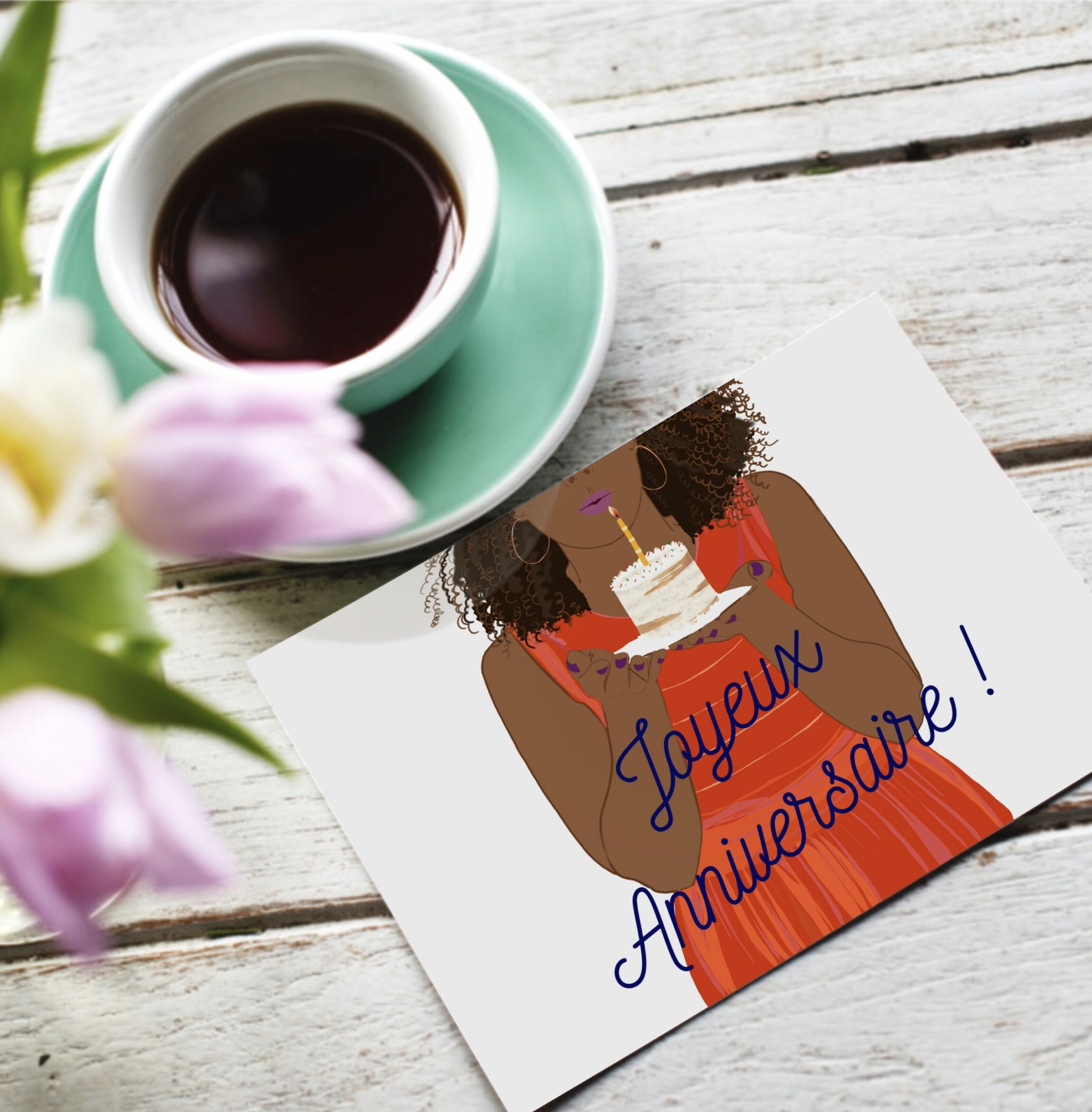 carte anniversaire femme