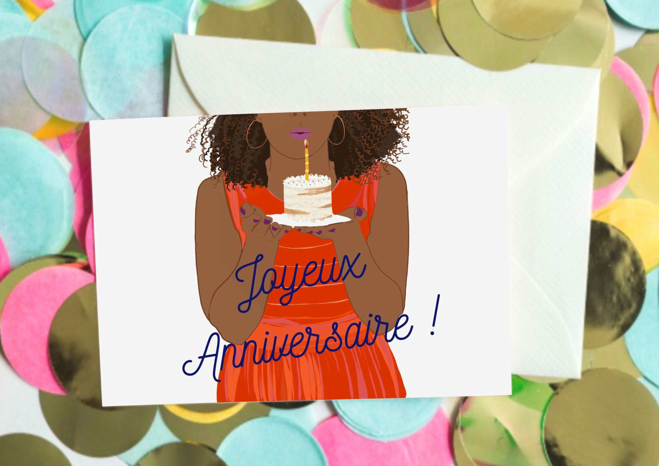 carte anniversaire femme