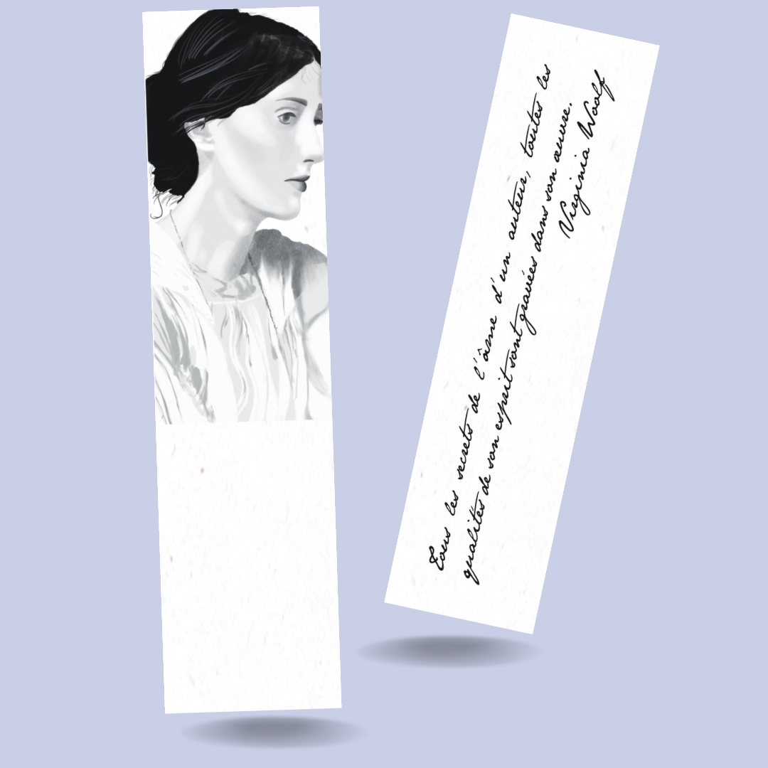marque page féministe Virginia Woolf
