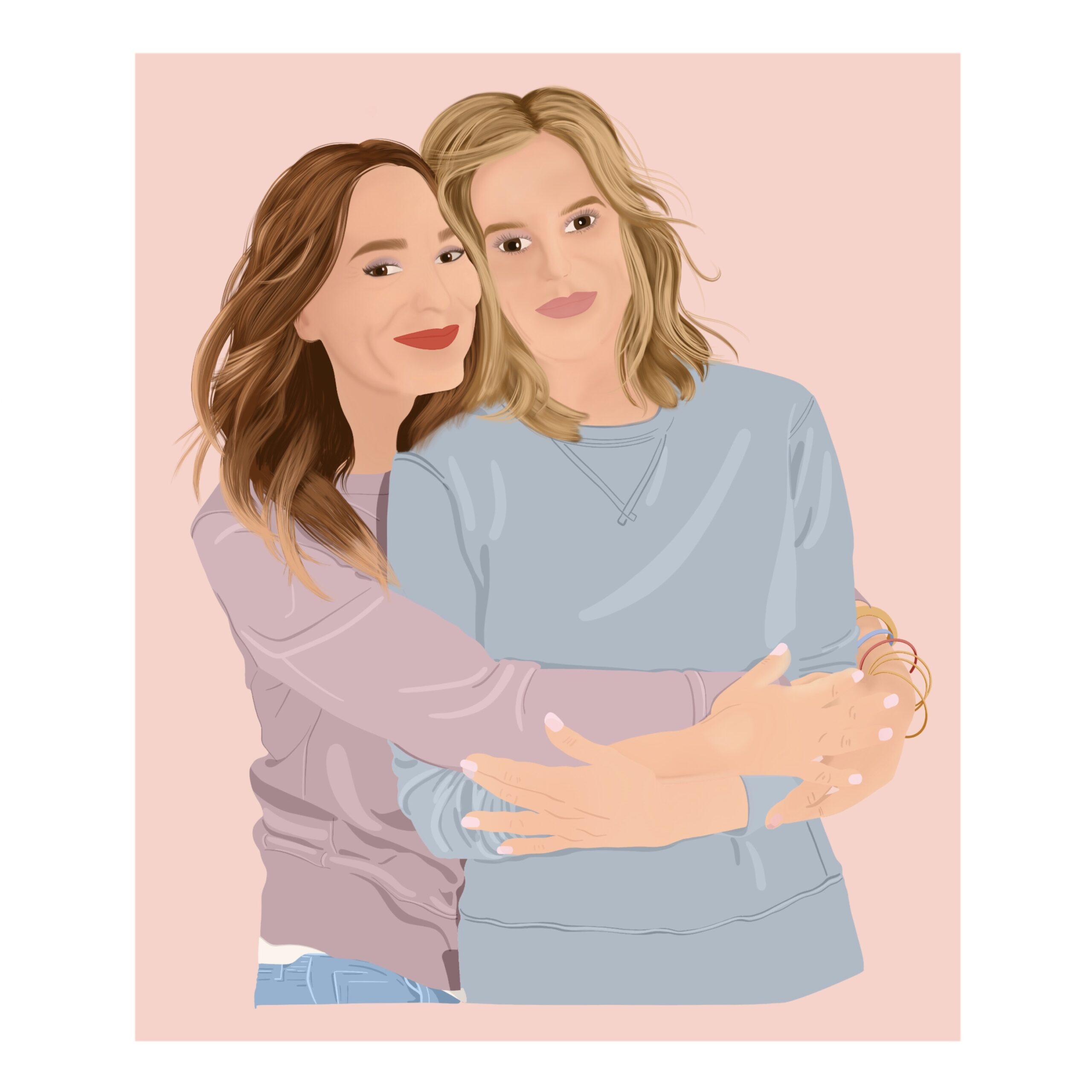 portrait illustré personnalisé