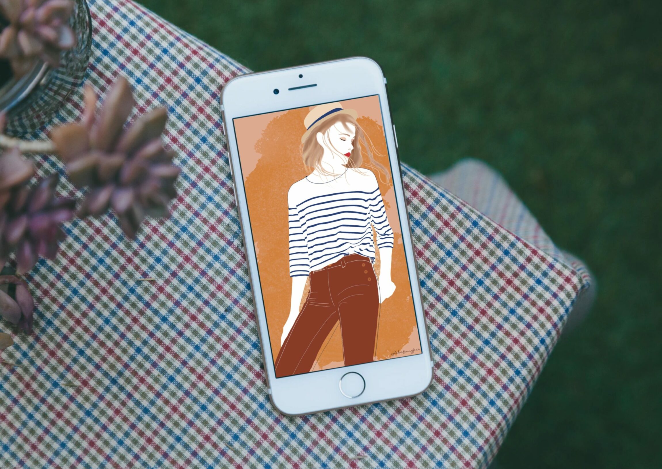 freebie smartphone marinière