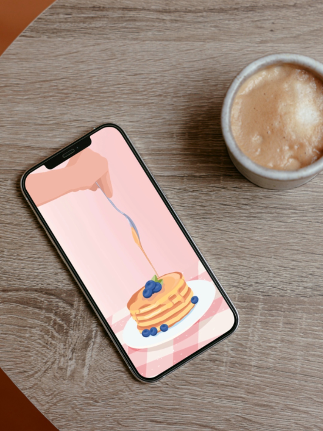 fond ecran gratuit pancakes