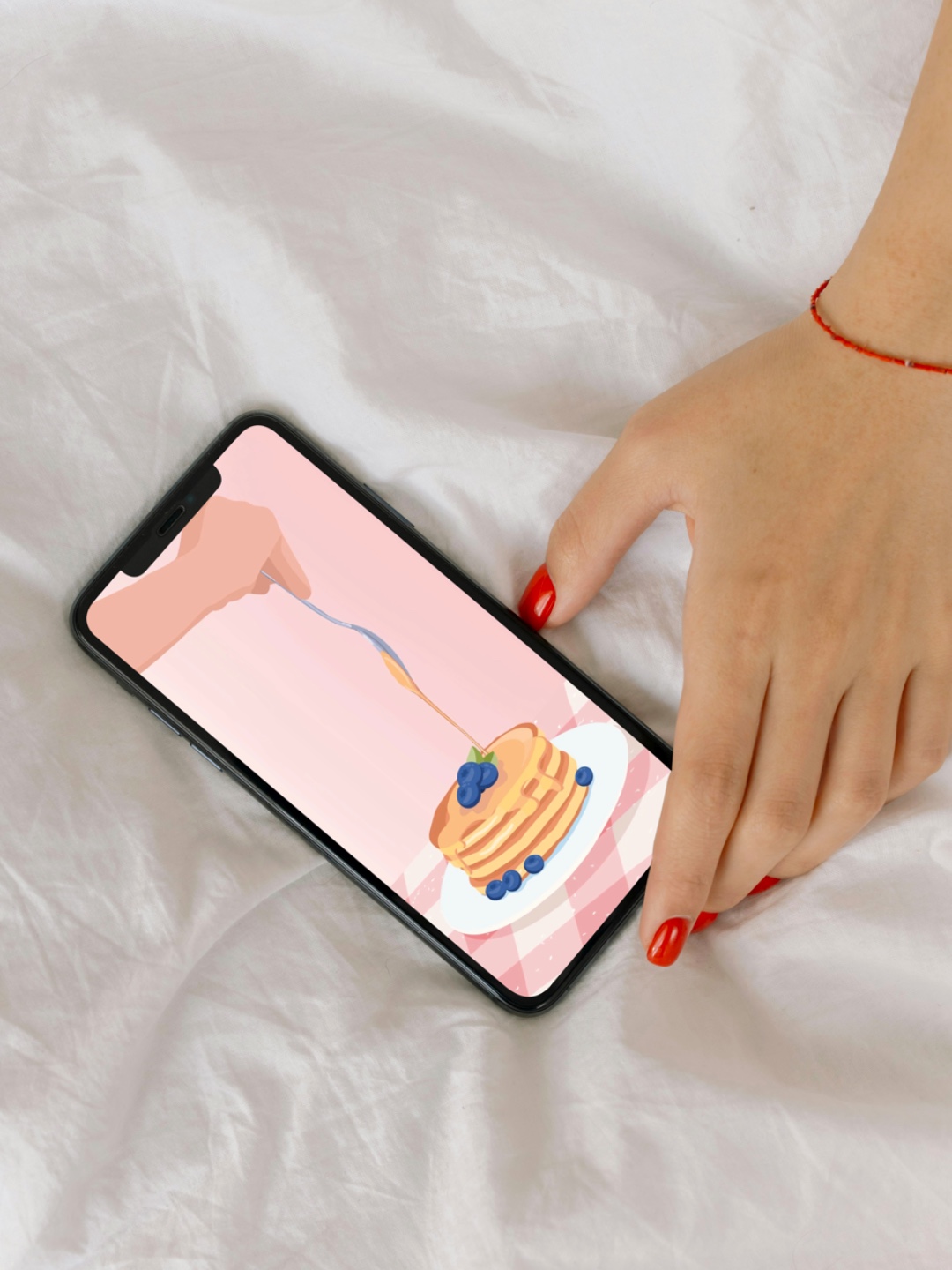 fond ecran gratuit pancakes