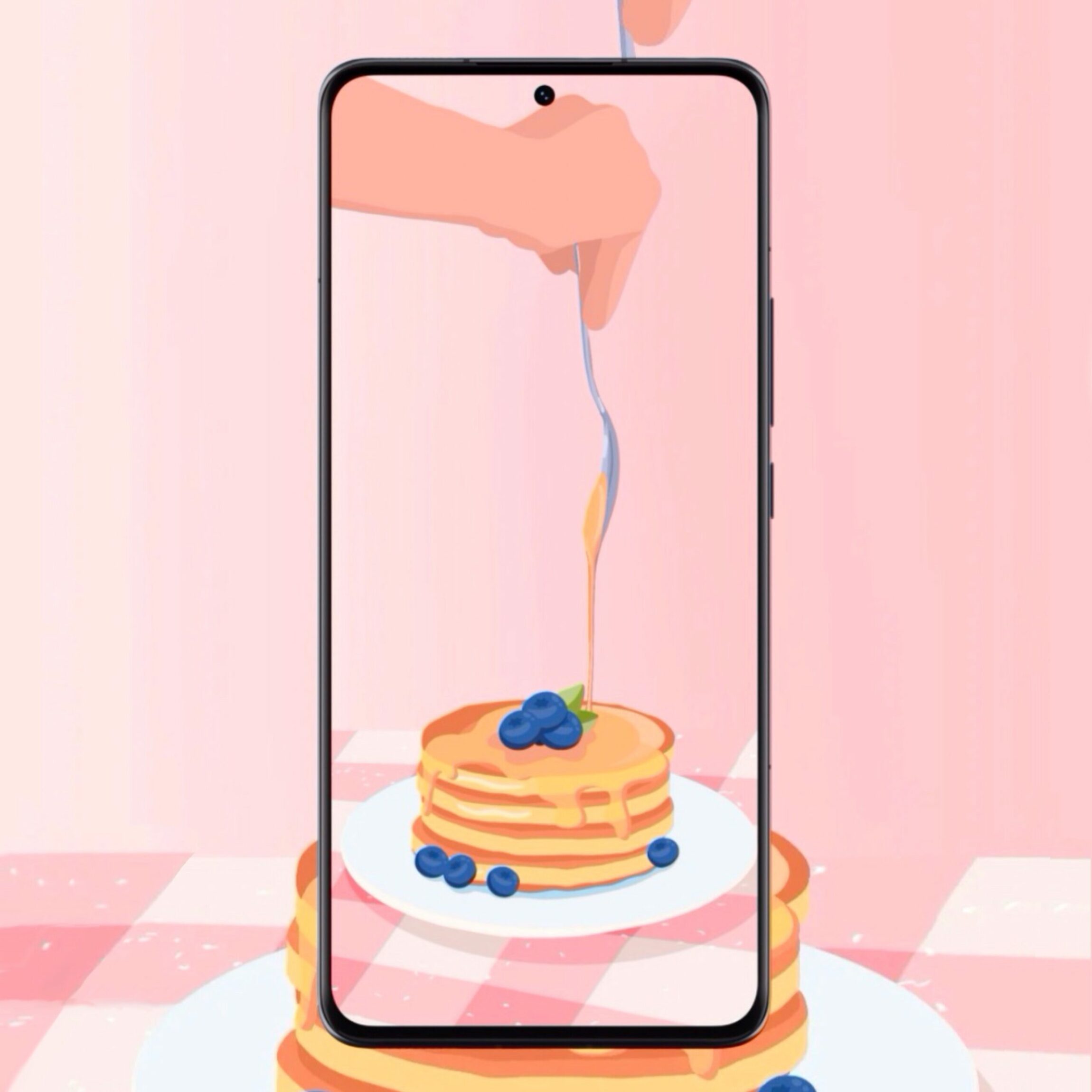 freebie wallpaper pancakes