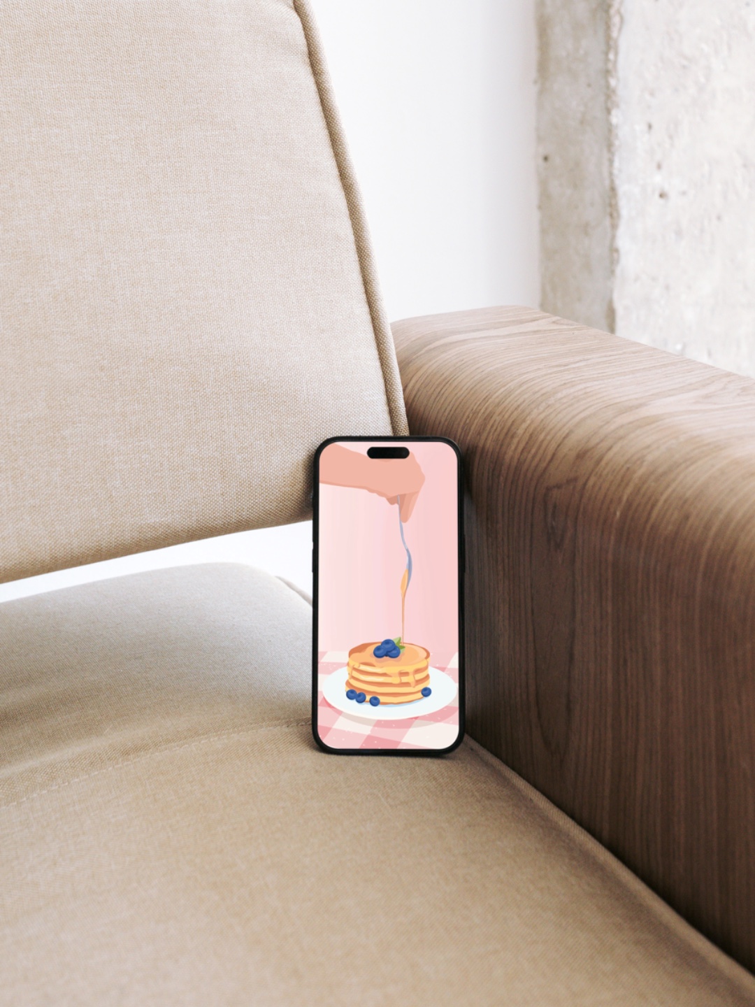 freebie wallpaper pancakes