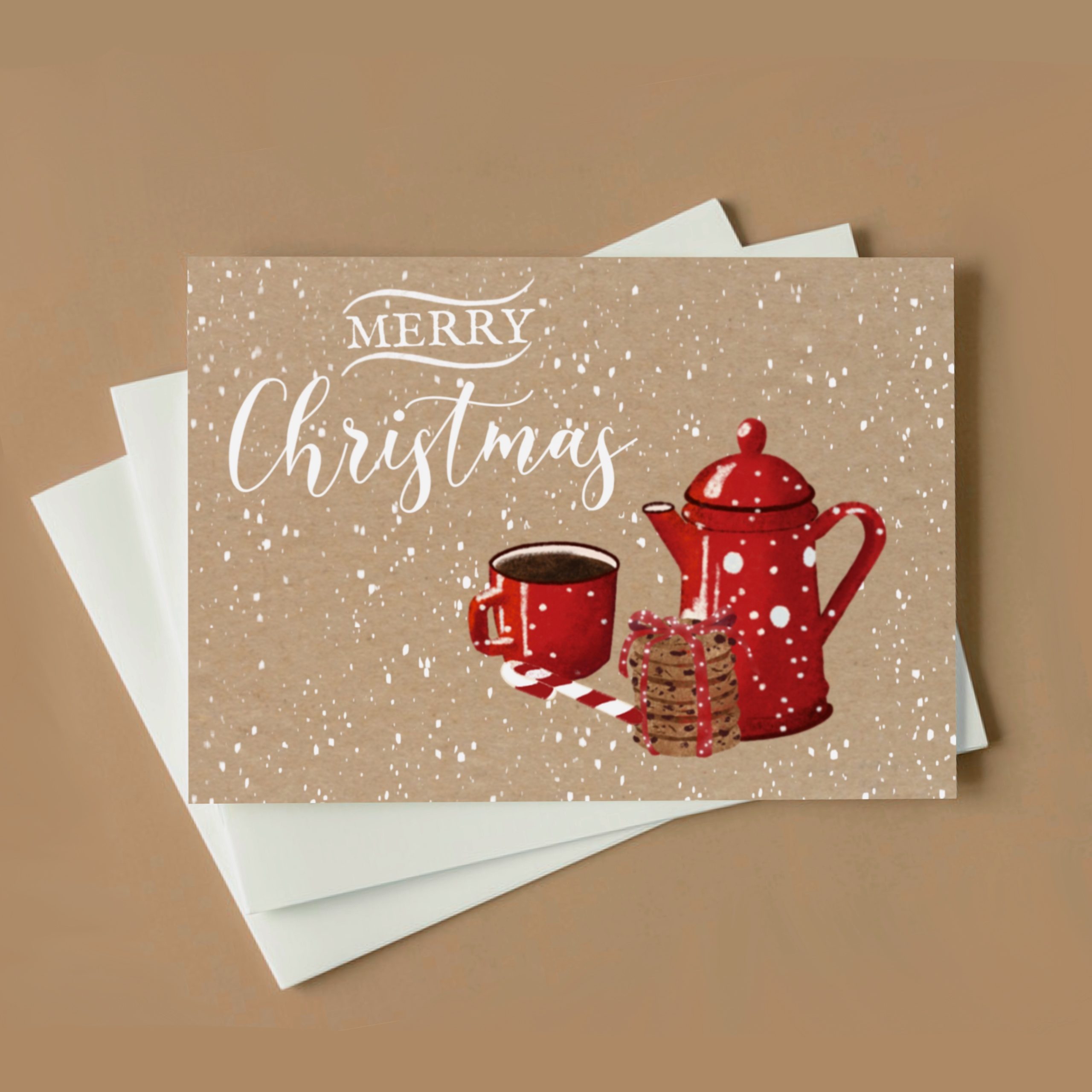 carte noel vintage illustree