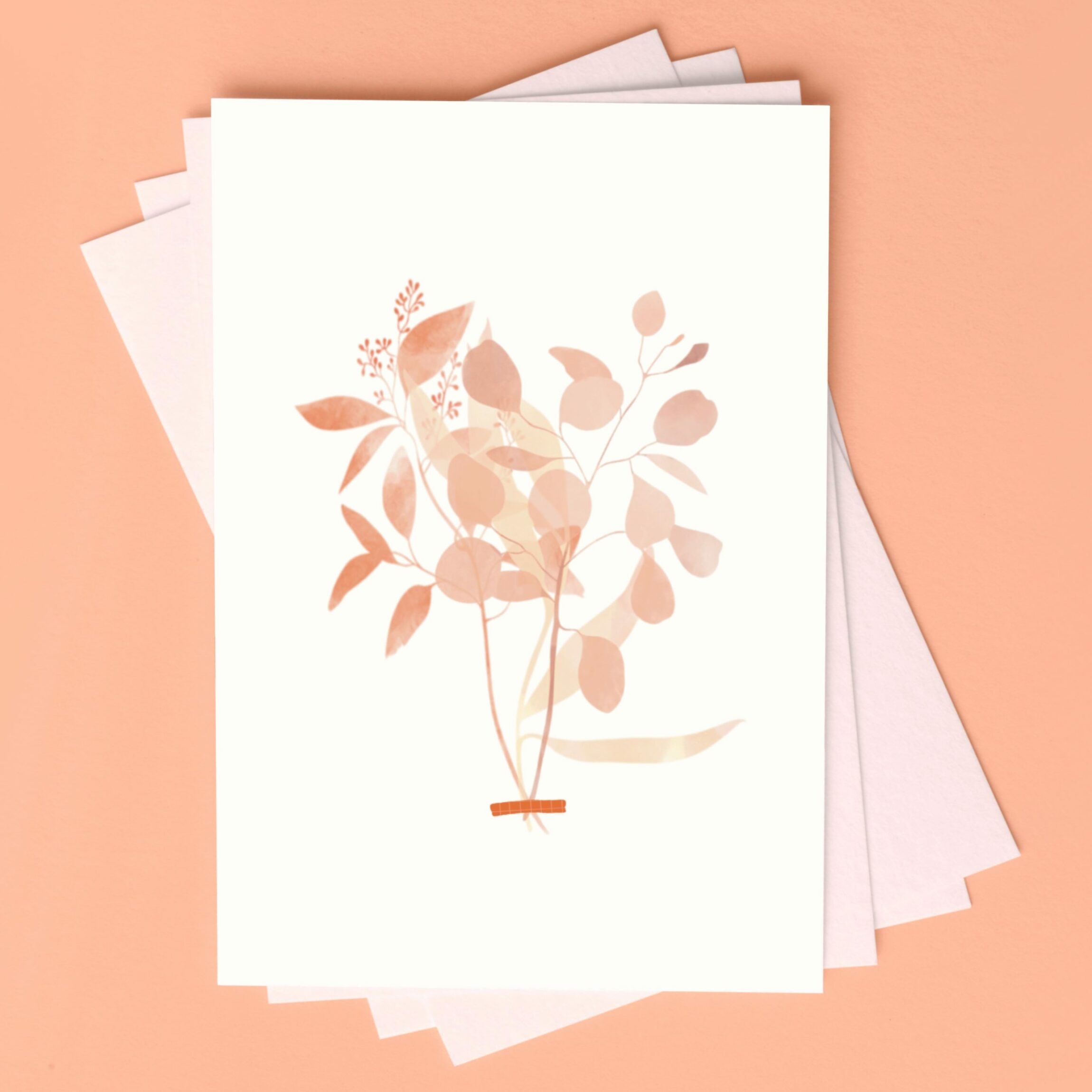 carte florale herbier condoleances