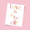love is in the air