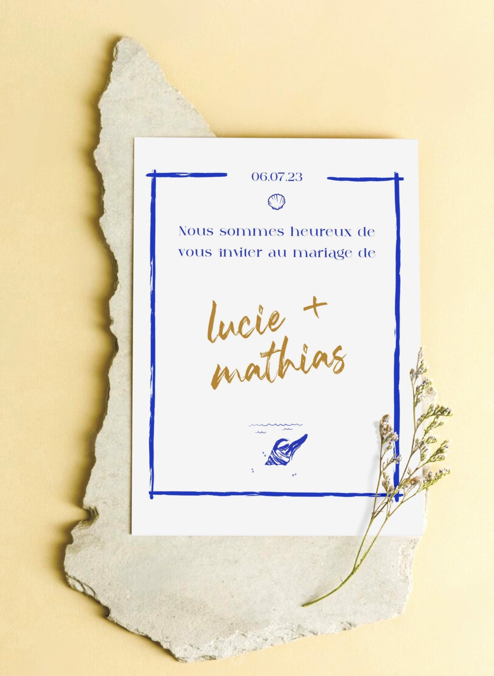 Faire-part Fleurs des Champs - Faire-part