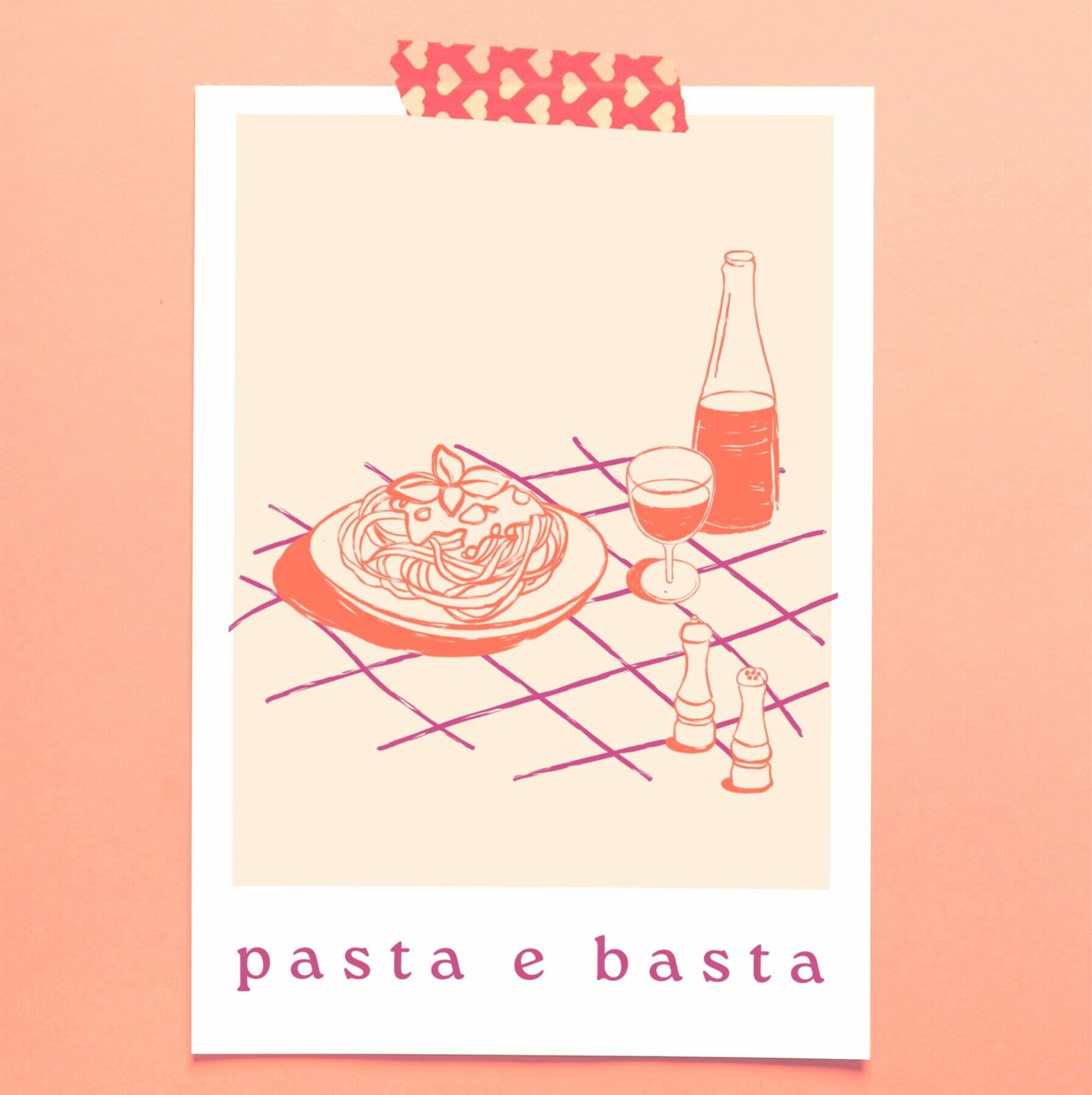 affiche food pasta