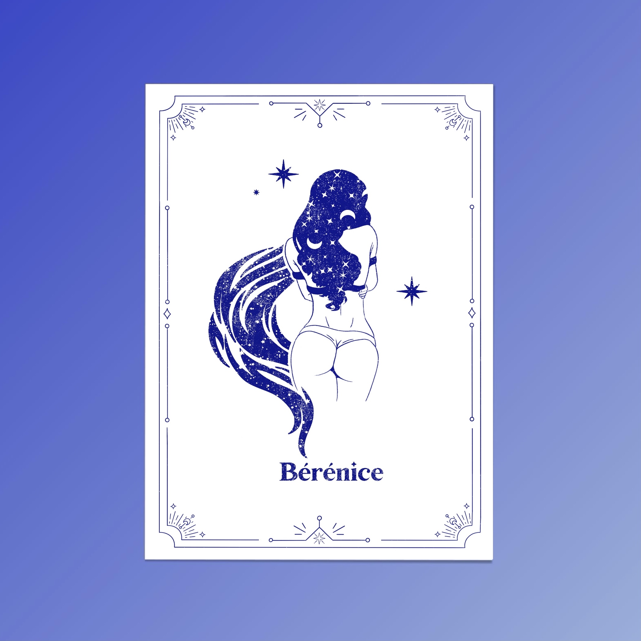 affiche erotique berenice mythologie feminine