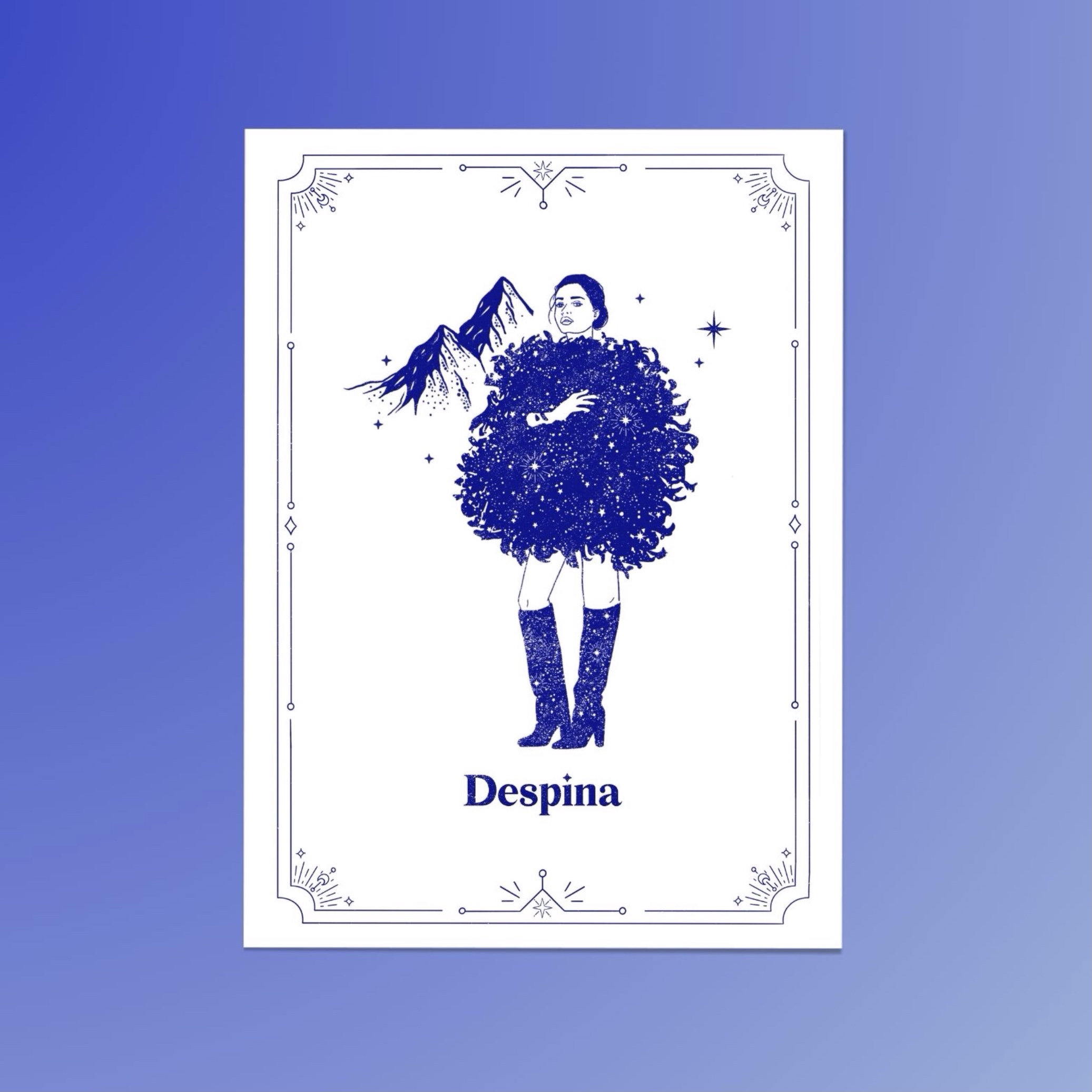 affiche erotique despina mythologie feminine