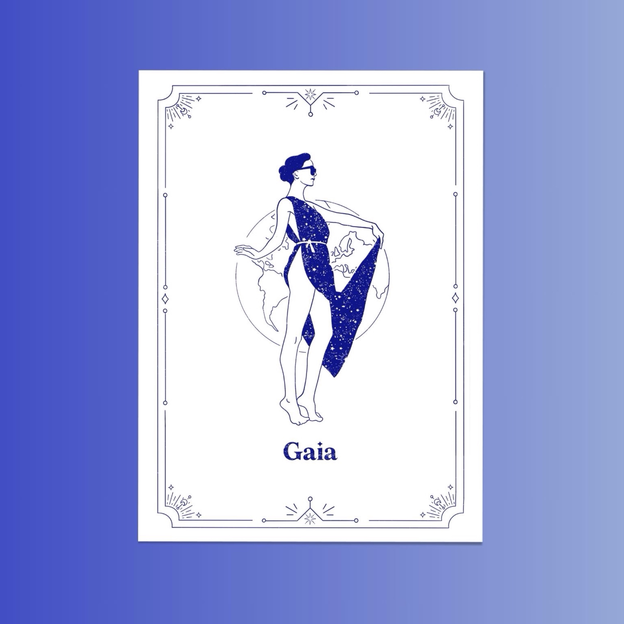 affiche erotique gaia mythologie feminine