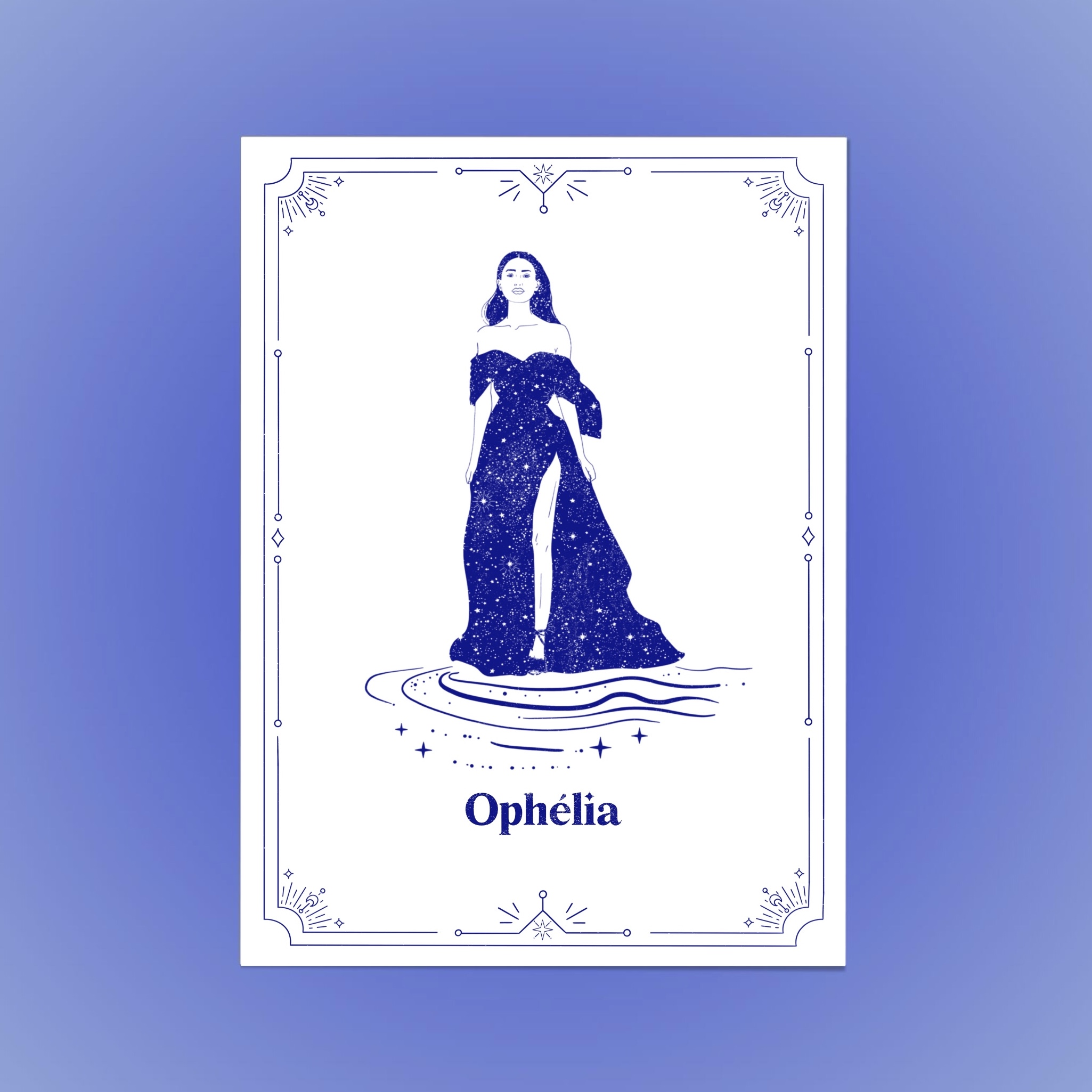 affiche erotique ophelie mythologie feminine