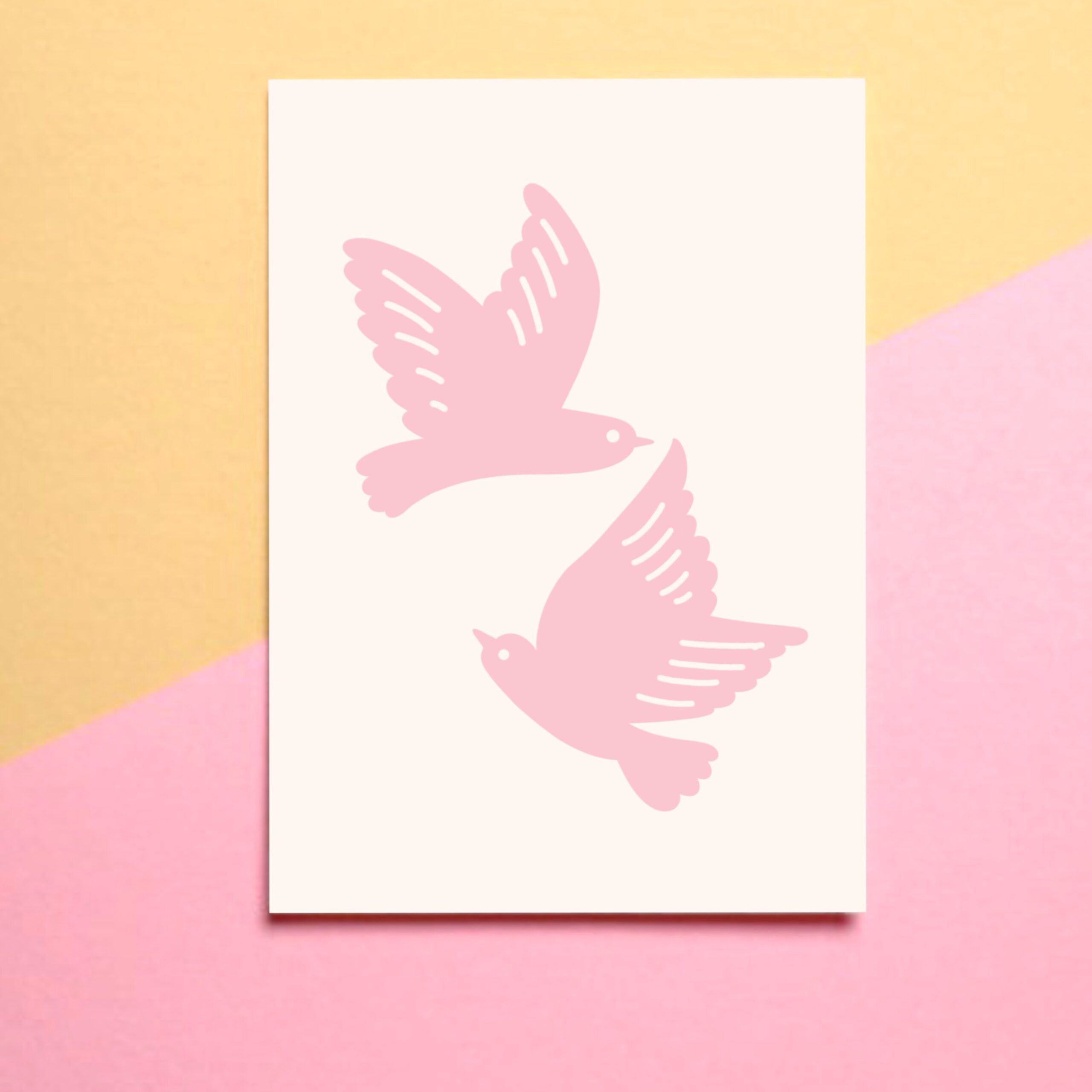 affiche enfants oiseaux