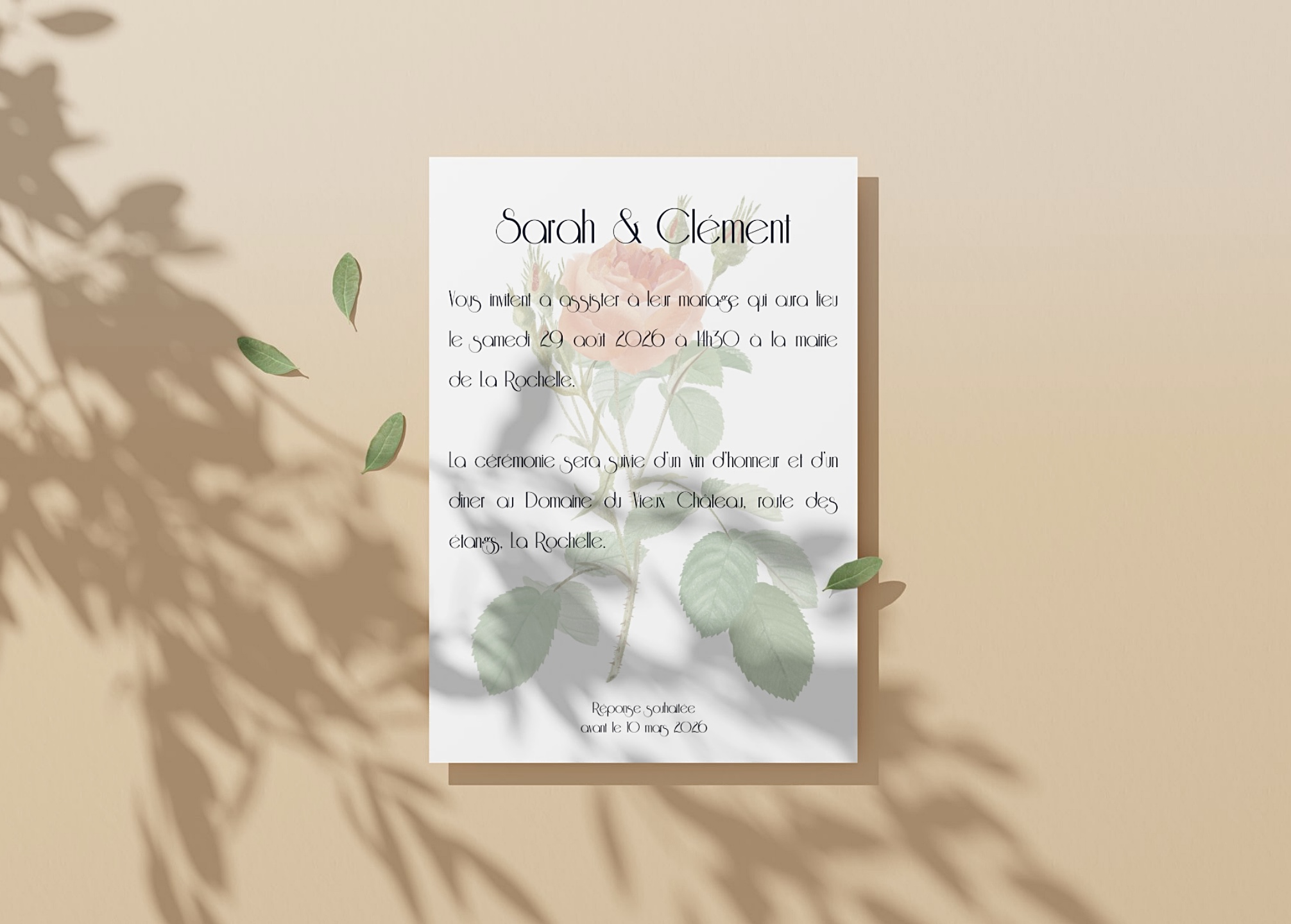 texte faire-part mariage original
