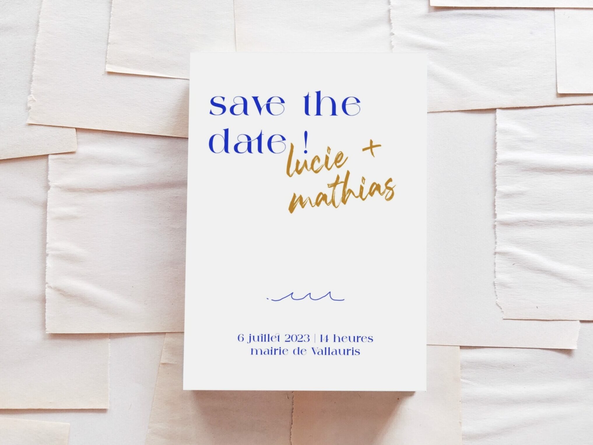Save the Date Modèle Riviera
