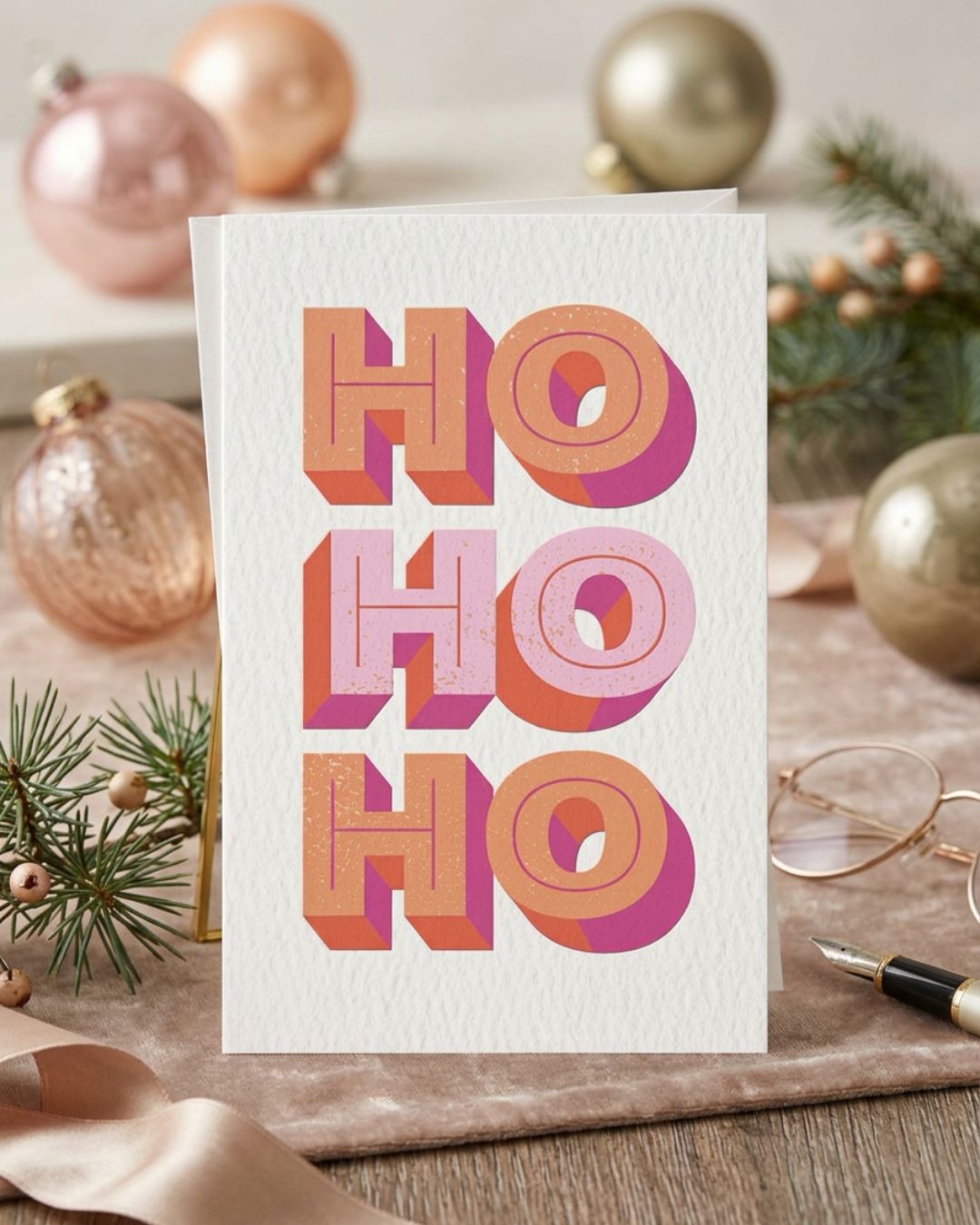 carte Joyeux Noël Ho Ho Ho