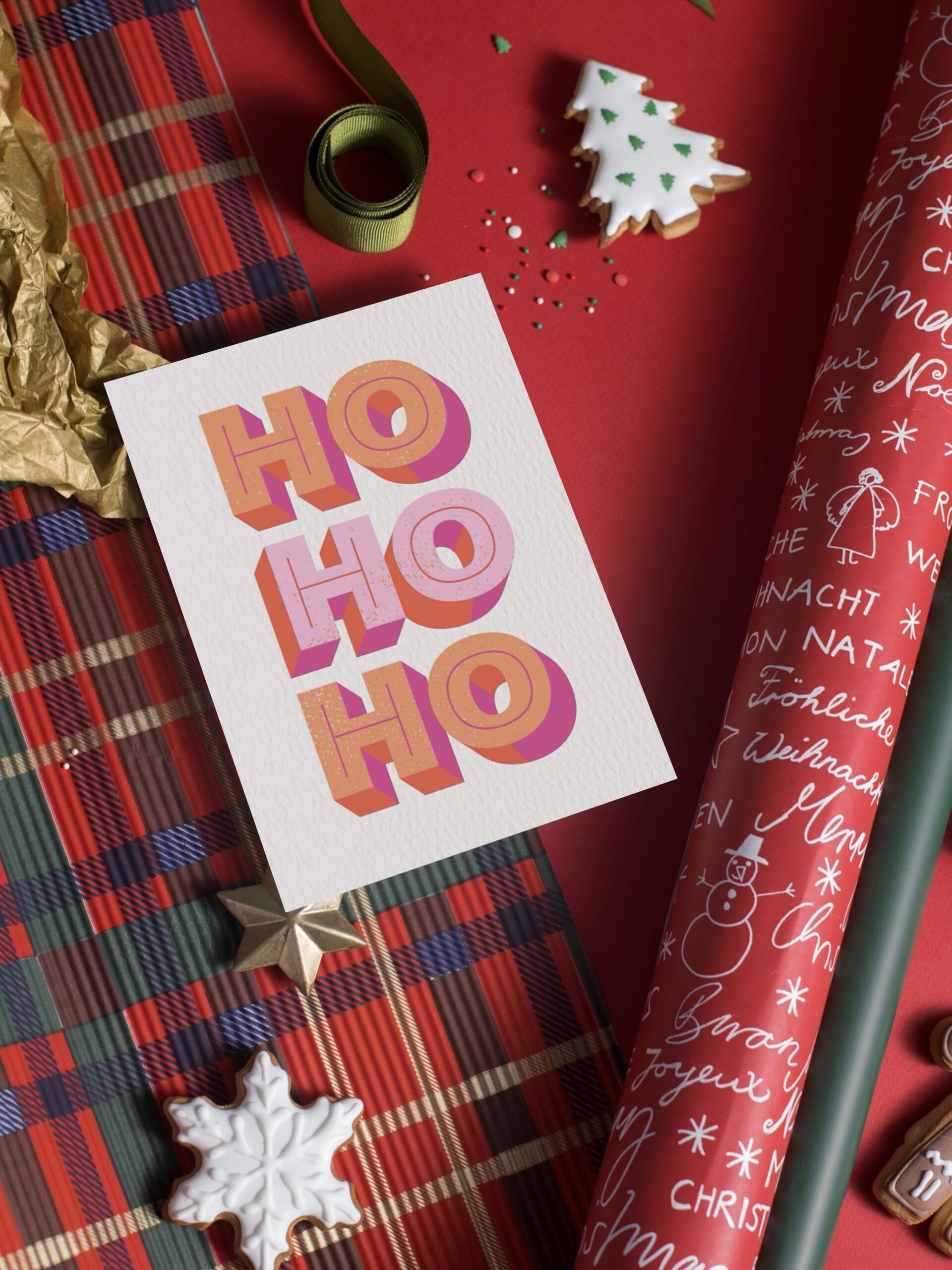 carte Joyeux Noël Ho Ho Ho