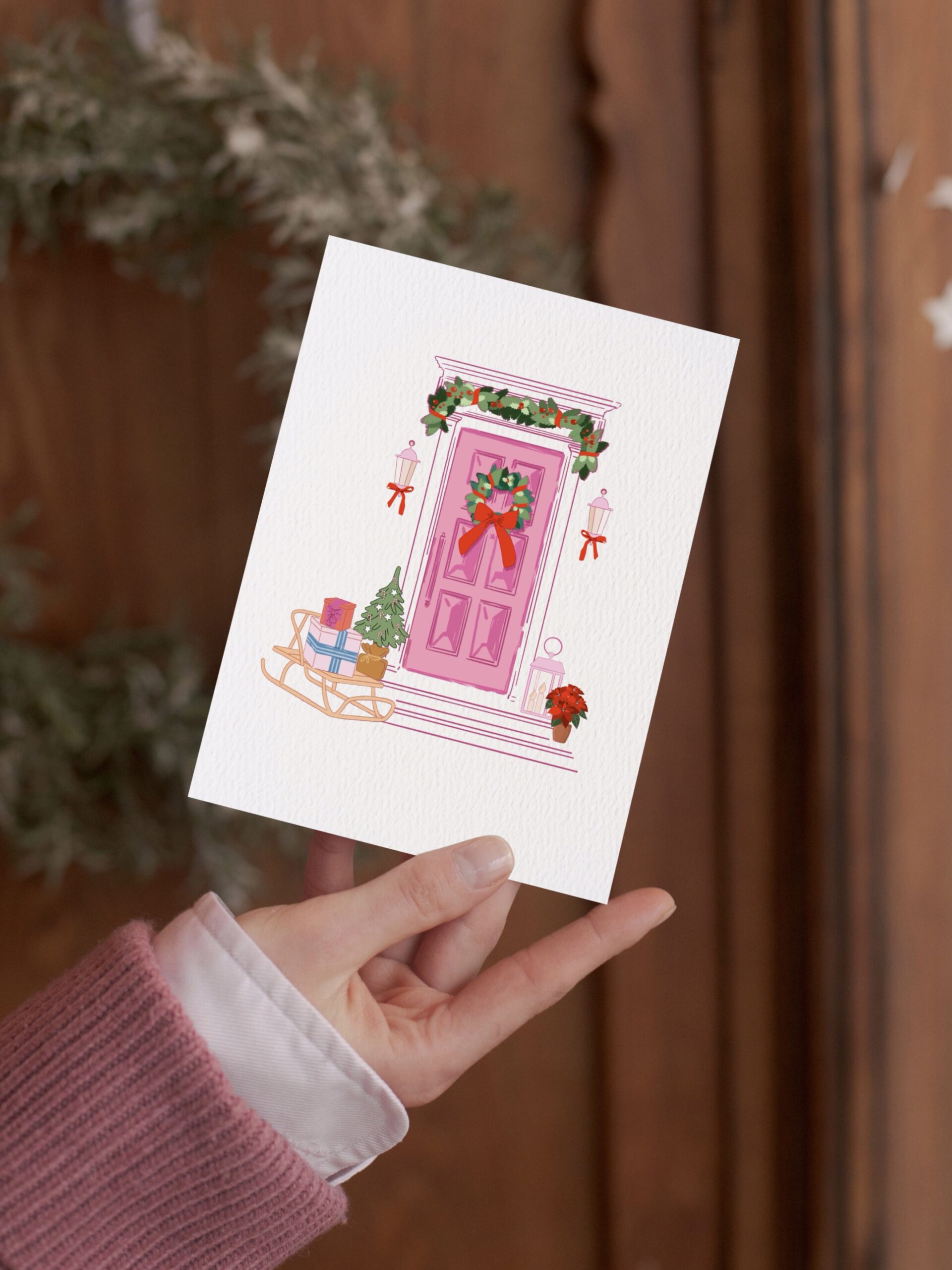 carte La maison de Noël